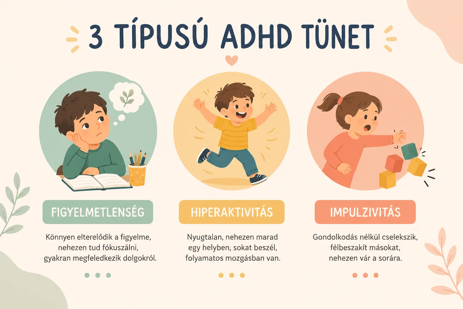 Gyermekpszichológiai konzultáció ADHD diagnózis
